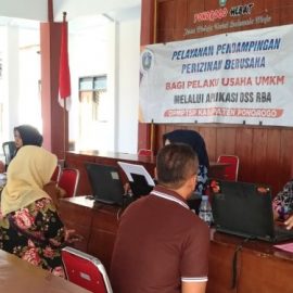 Pelayanan Pendampingan Perizinan Berusaha di Kecamatan Sampung