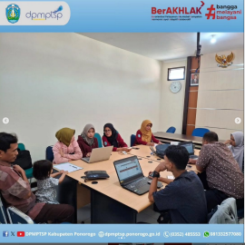 Klinik LKPM di DPMPTSP Kabupaten Ponorogo.