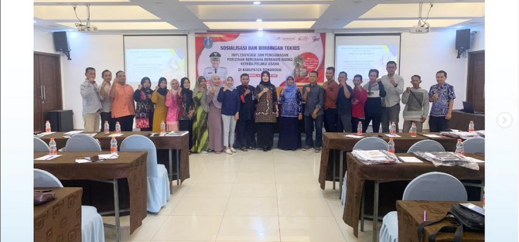 sosialisasi dan bimbingan teknis implementasi perizinan berusaha berbasis resiko kepada pelaku usaha sektor perikanan di kabupaten ponorogo