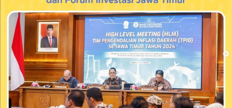 DPMPTSP Ponorogo hadir di Surabaya, buat event High Level Meeting (HLM) Pengendalian Inflasi Daerah dan Forum Investasi Jawa Timur.