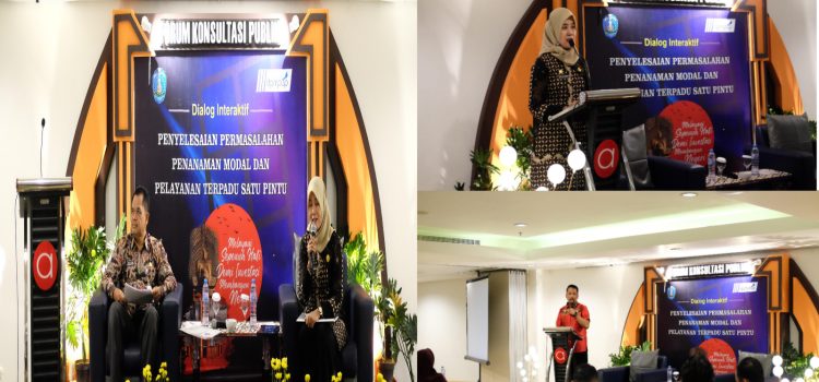 DPMPTSP Kabupaten Ponorogo mengadakan Forum Konsultasi Publik dalam rangka Dialog Interaktif Penyelesaian Permasalahan.