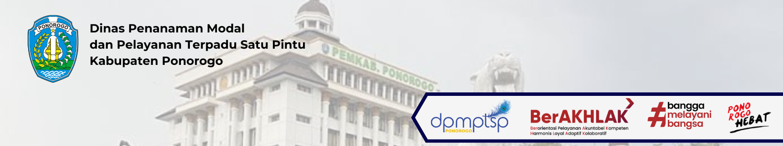 Dinas Penanaman Modal dan Pelayanan Terpadu Satu Pintu